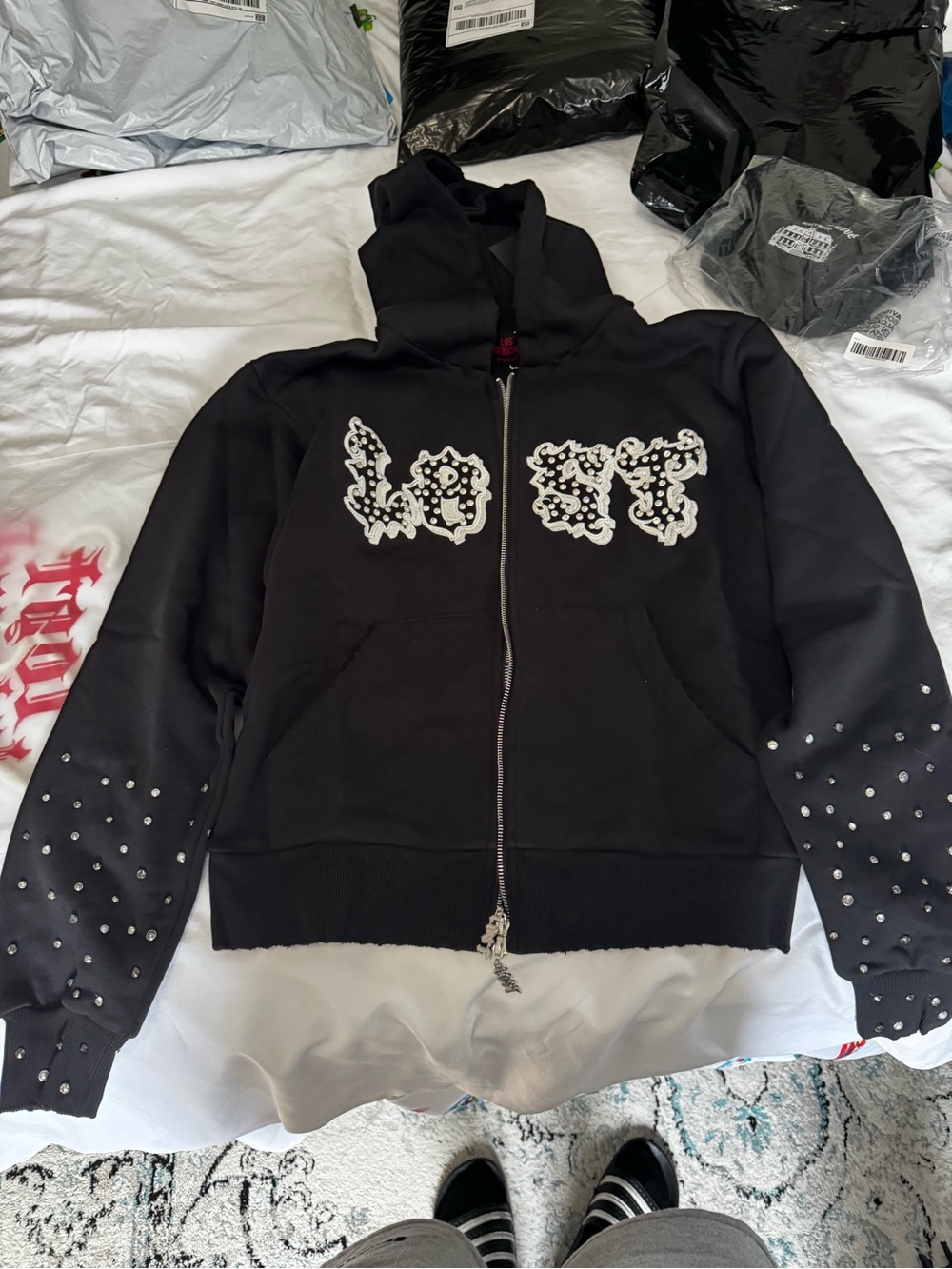 Lost Intricacy zip up hoodie